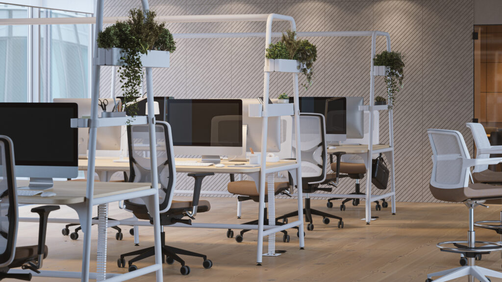 Fourniture de mobilier de bureau